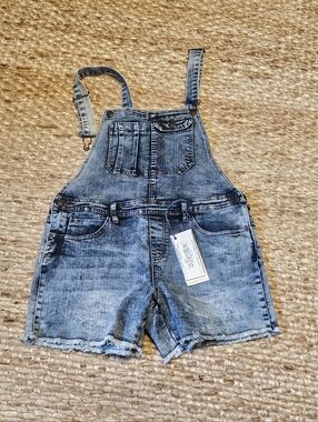 NWT - Rock Revival Blue Denim Strap Detail with Gold Embroidery - Sz XL